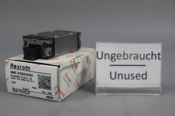 Rexroth R162219420 Runner Block CS KWD-015-SNS-C0-N-1 Unused OVP