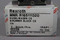 Rexroth R165111320 Kugelwagen B.Runner Block CS Unused OVP