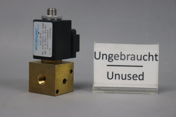 Staiger 631-015 Magnetventil 8bar 24V R1/8&quot; Unused