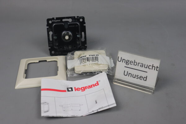 Legrand PRO21 775918 digitales Potentiometer + 776060 Abdeckung+ 776001 Rahmen 1-fach Unused