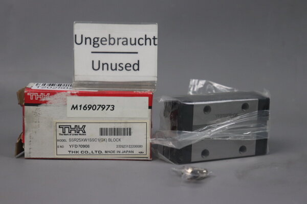 THK SSR25XW1SSC1(GK) Linearf&uuml;hrungswagen YFD70908-GK Unused OVP
