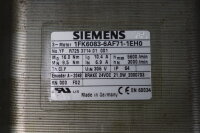 Siemens 1FK6083-6AF71-1EH0 Servomotor 1FK60836AF711EH0 16Nm 5600rpm Used Damaged