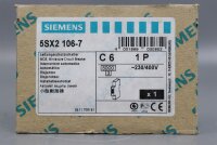 Siemens 5SX2106-7 C6 1P Leitungsschutzschalter 903085 unused OVP