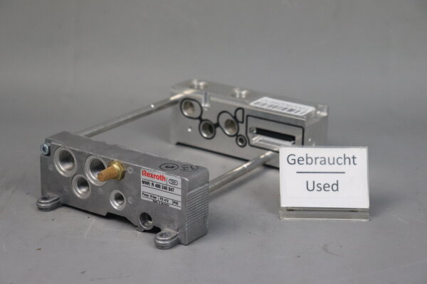 Rexroth R 480 240 047 1 825 504 065 Anschlussplatte 1825504065 Used