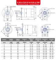 Bernio R 60 A F56 B14 1/16 Getriebe i=16 Unused