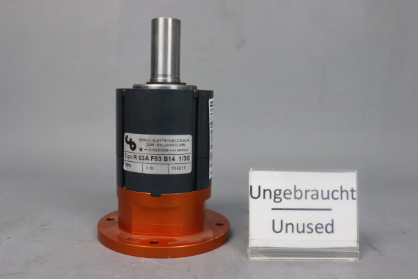 Bernio Tipo R 63A F63 B14 1/36 Getriebe B14  i=36 Unused