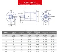 Bernio R 63 F56 B14 1/24 Gearbox B14 i=24 Unused