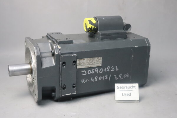 Siemens 1FT6084-8WF71-4EH1 Servomotor 1FT60848WF714EH1 3000/min 21/26A 35Nm Used