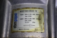 Siemens 1PH7101-2QF02-0CJ0 Servomotor 1500U/min + ebm pabst W2D160-EB22-12 Used