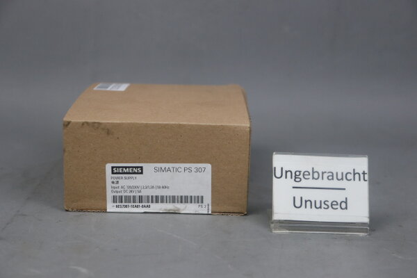 SIEMENS Simatic PS 307 Power Supply 6ES7 307-1EA01-0AA0 6ES7307-1EA01-0AA0 Sealed