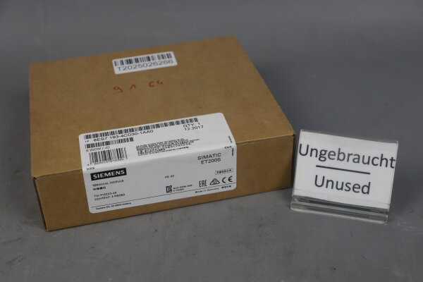 Siemens 6ES7 193-4CD30-0AA0 6ES7193-4CD30-0AA0 Terminal Module X5 FS:02 Sealed