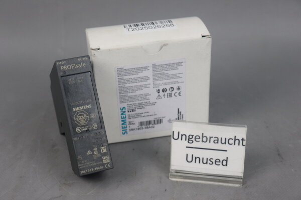 Siemens PROFlsafe 3RK1903-3BA02 Power module 24VDC Unused OVP