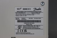 Danfoss VLT SDM 511 MSD510SDM511SAF1C02A5D6E20FXXPNSXXTXXXXX Inverter 132N9190 Used