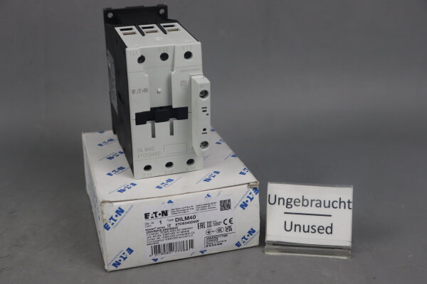 Eaton DIL M40 XTCE040D Hilfskontakte 18,5 kW Unused OVP