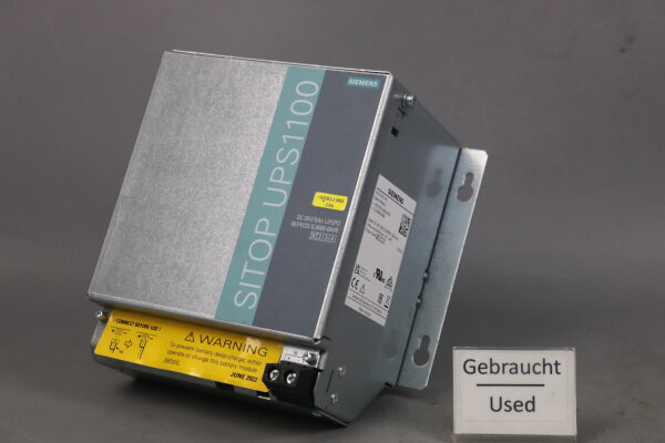 Siemens 6EP4133-0JB00-0AY0 Batteriemodul PS:1 24VDC 5Ah 2x66Wh 20A Used