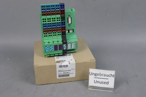 Phoenix Contact ILB PB 24 DI 8 DIO8 Inline Block IO 2863562 Unused OVP