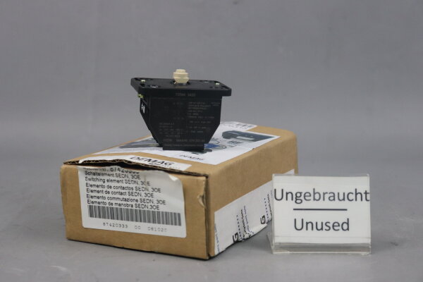 DEMAG SEDN 3OE Schaltelement 87420344 3hP 1,4Nm Unused OVP