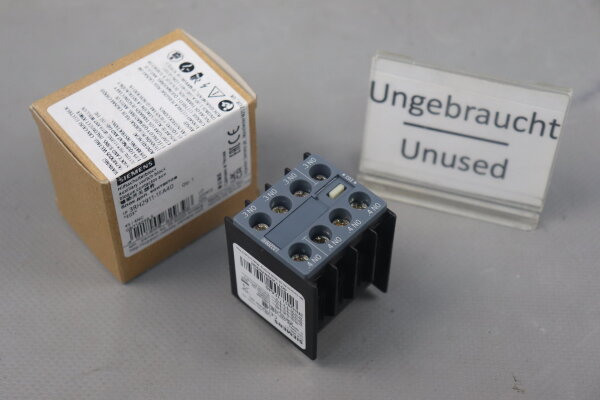 Siemens 3RH2911-1FA40 Auxiliary Switch Block E03 4S/4NO Unused OVP