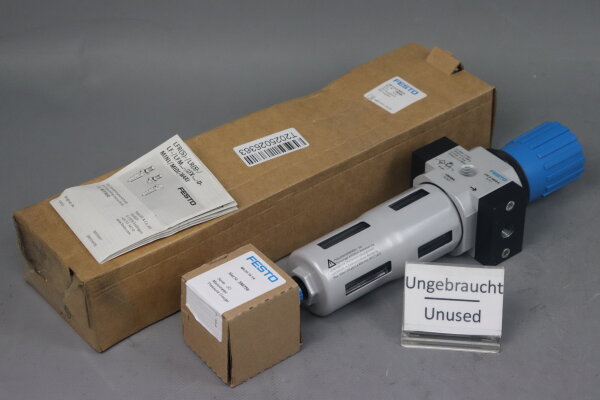 FESTO LFR-1/4-D-MIDI-A Filter-Regelventil 186484 MA-50-16-1/4 Unused OVP