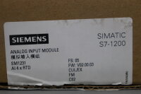 Siemens Simatic S7-1200 6ES7 231-5PD32-0XB0 Analog Input Module FS:05 Unused OVP