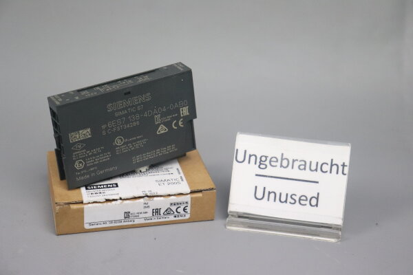 Siemens Simatic ET200S 6ES7 138-4DA04-0AB0 Counter Module FS:05 Unused OVP