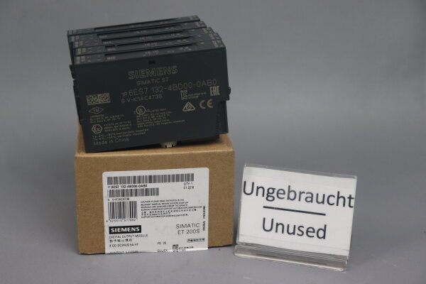 5x Siemens 6ES7 132-4BD00-0AB0 Digital Output Module FS:20 Unused OVP