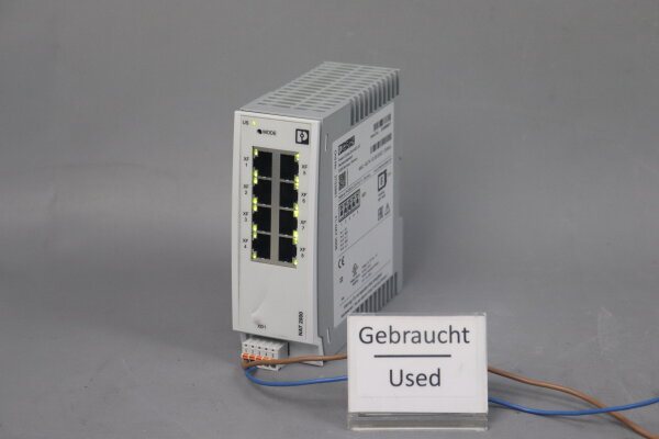 Phoenix contact FL NAT 2008 Industrial Ethernet Switch 2702881 24VDC 0,35A Used