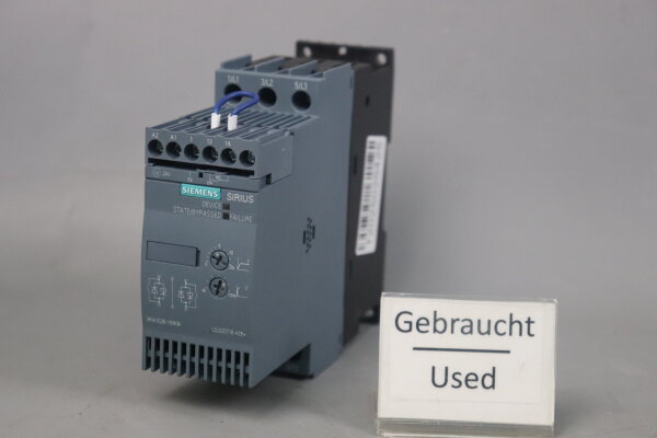 Siemens 3RW3028-1BB04 SIRIUS Sanftstarter E:05 18,5KW 50/60Hz Used