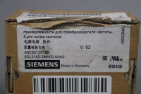 Siemens 6SL3162-2MA00-0AA0 5-pin screw terminal V:02 Unused OVP