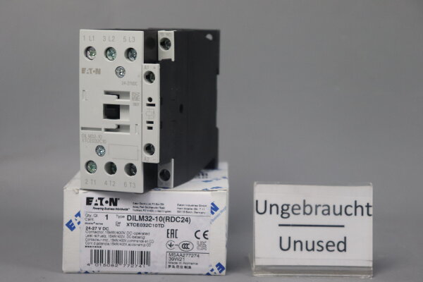 Eaton Moeller DILM32-10 (RDC24) Leistungssch&uuml;tz 277274 15kW XTCE032C Unused OVP
