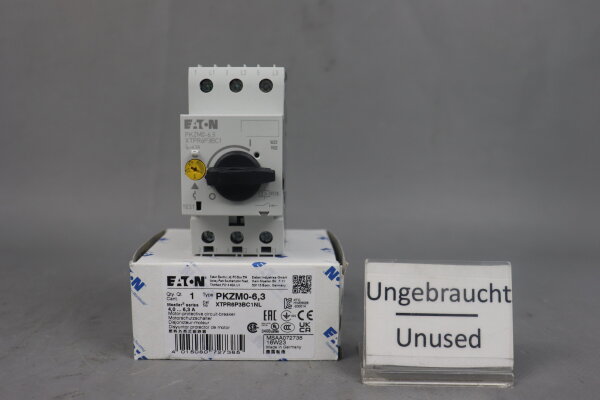 Eaton Moeller PKZM0-6,3 Motorschutzschalter 072738 XTPR6P3BC1 Unused OVP