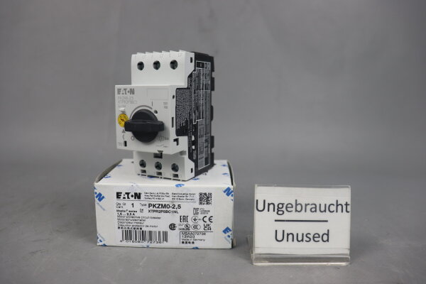 Eaton PKZM0-2,5 Motorschutzschalter 072736 XTPR2P5BC1 Unused OVP