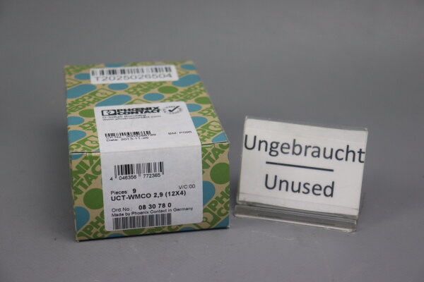 PHOENIX CONTACT UCT-WMCO 2.9 (12X4) Conductor marker 0830780 Sealed