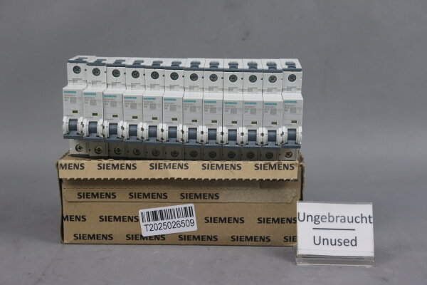 Siemens 12x 5SY6104-7 Leitungsschutzschalter C4 230/400V Unused OVP