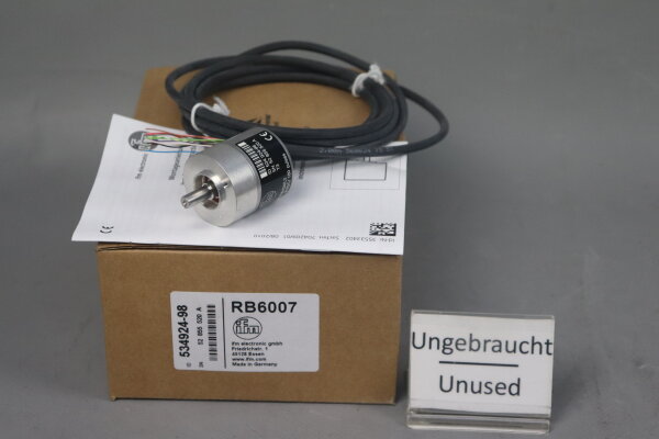 ifm Heidenhain RB6007 Drehgeber RB 6007 RB-0100-I24/L2E 534924-98 Unused OVP