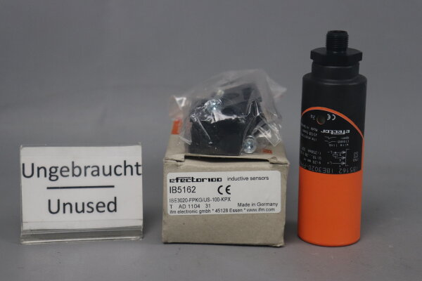 ifm efector IB5162 Induktiver Sensor IBE3020-FPKG/US-100-KPX 20mm Unused OVP