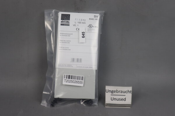 Rittal SV 9340.140 Bodenwannenprofil L:100mm VE:1 Unused