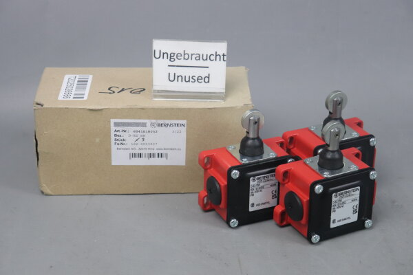 BERNSTEIN D-E2 RW Grenztaster 6041818052 3xSt&uuml;ck 16A 400VAC Unused OVP