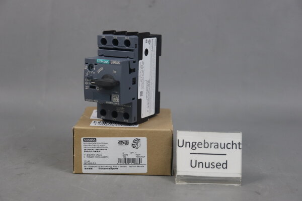 Siemens 3RV2411-1AA10 Leistungsschalter 1,1-1,6A Unused OVP