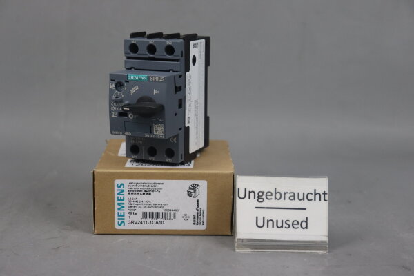 Siemens 3RV2411-1CA10 Leistungsschalter 1,8-2,5A E:02 Unused OVP