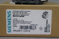 Siemens 3RV2411-1CA10 Leistungsschalter 1,8-2,5A E:02 Unused OVP