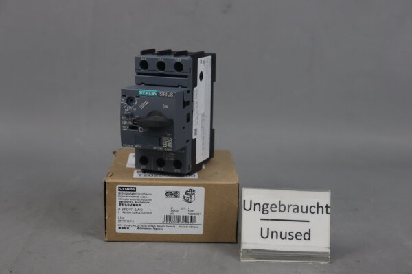 Siemens 3RV2411-0JA10 Leistungsschalter 0,7-1A E:03 Unused OVP