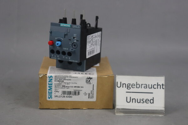 Siemens 3RU2126-4AB0 &Uuml;berlastrelais 11-16A E:01 Unused OVP
