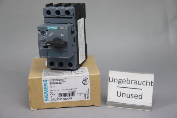 Siemens 3RV2011-0EA10 Leistungsschalter 0,28-0,4A E:01 Unused OVP