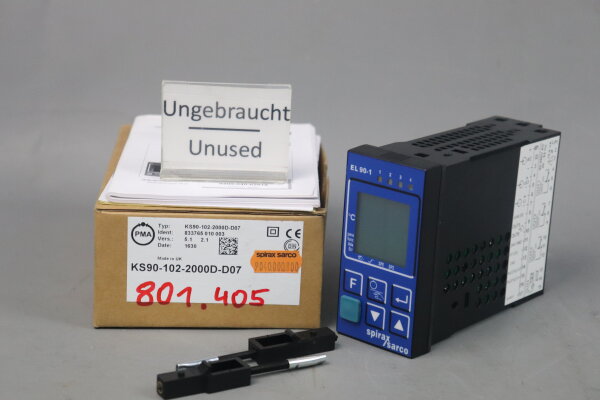 PMA KS90-102-2000D-D07 Temperaturregler 90-250VAC 48-62Hz 10VA Unused OVP