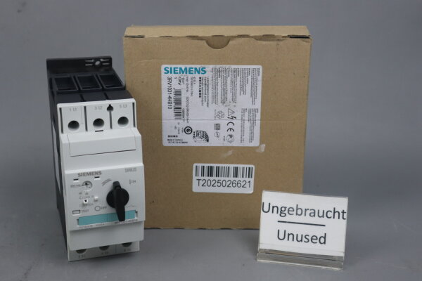 Siemens Sirius 3RV1031-4HB10 Circuit-breaker 40-50A 50Hz E:05 Unused OVP