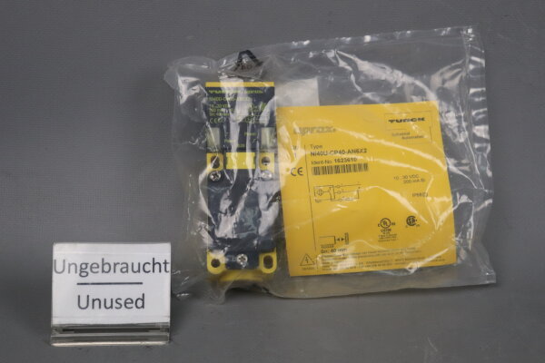 Turck Ni40U-CP40-AN6X2 Induktiver Sensor 1623610 10-30VDC 200mA 40mm Unused
