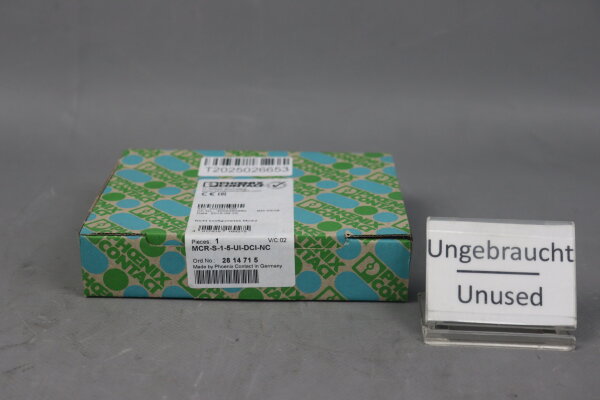 Phoenix Contact MCR-S1-5-UI-DCI-NC Messumformer 2814715 Sealed