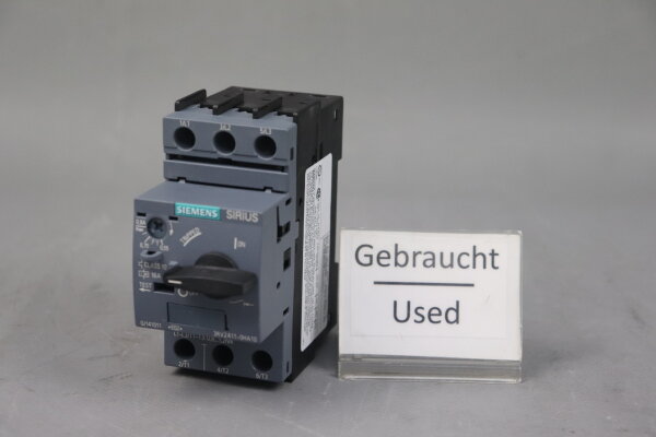 Siemens 3RV2411-0HA10 Leistungsschalter 16A E:02 Used