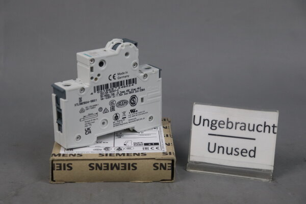 Siemens 5SY6104-7 Leistungsschutzschalter C4 1P Unused OVP